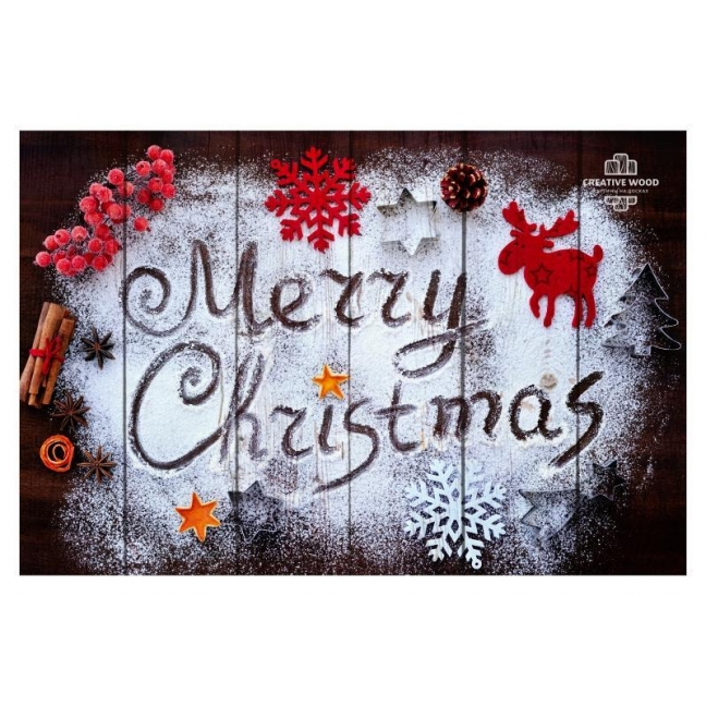 Картина на досках Новогодние подарки - Merry Christmas 2