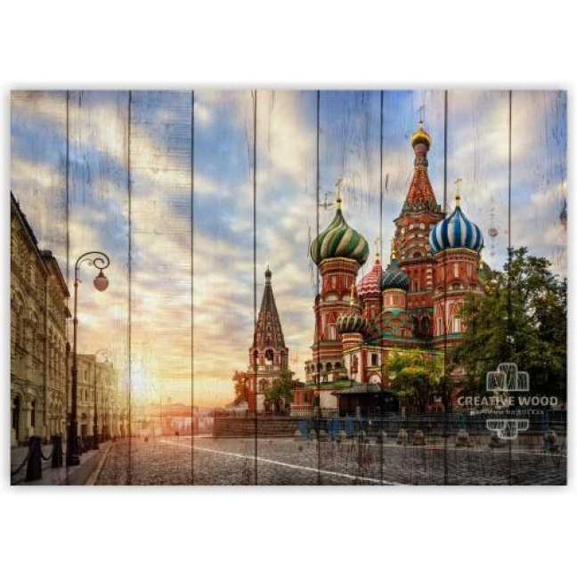 Картина на досках Москва