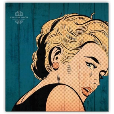Картина на досках Pop-art - Комикс