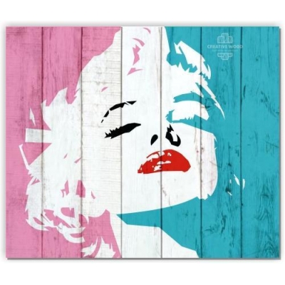 Картина на досках Pop-art - Мерлин Монро